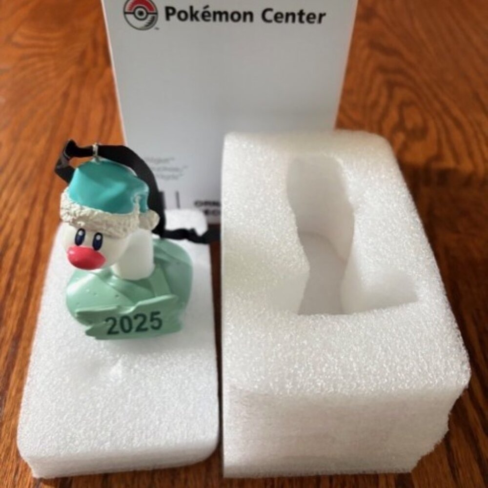 NEW Wiglett Holiday Christmas Xmas Tree Ornament Decoration 2025 Pokemon Center